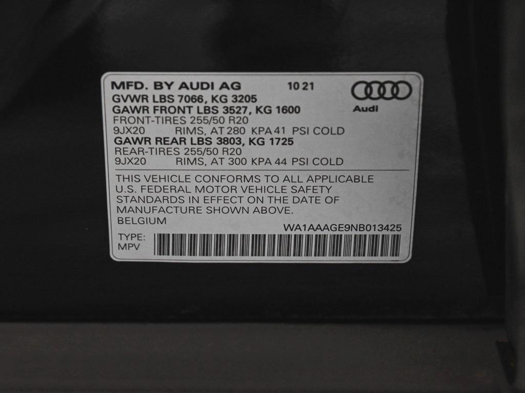 used 2022 Audi e-tron car, priced at $28,990