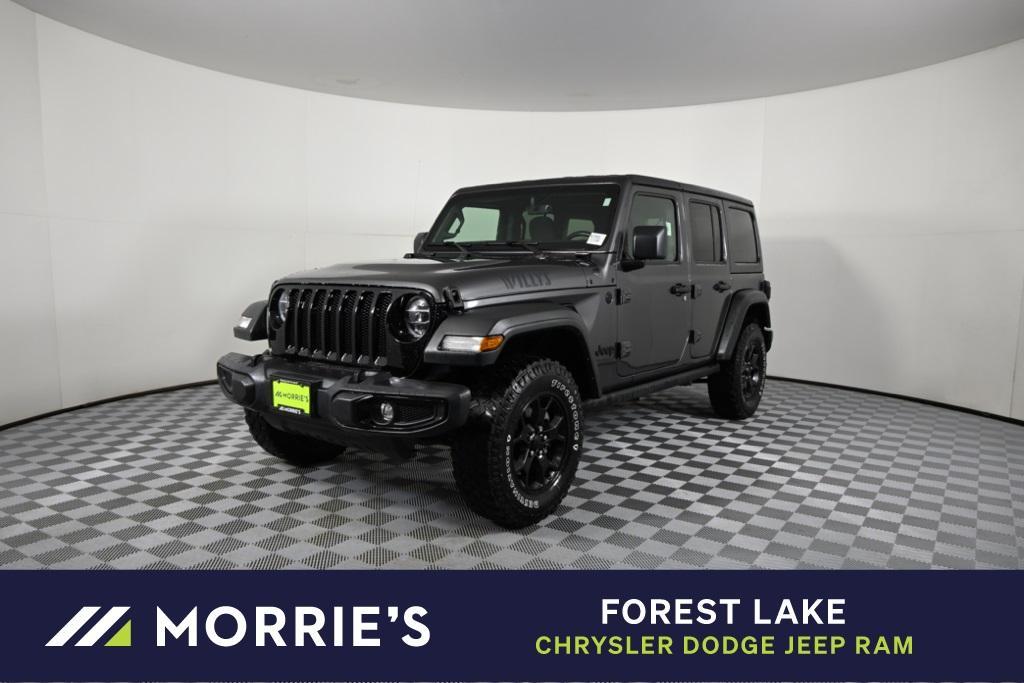used 2021 Jeep Wrangler Unlimited car, priced at $31,599