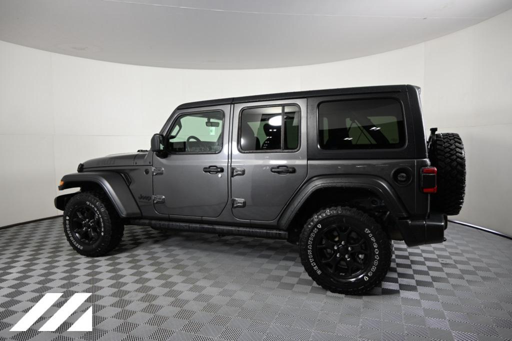 used 2021 Jeep Wrangler car, priced at $30,199