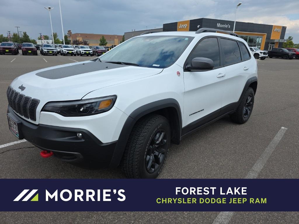 used 2021 Jeep Cherokee car, priced at $22,599