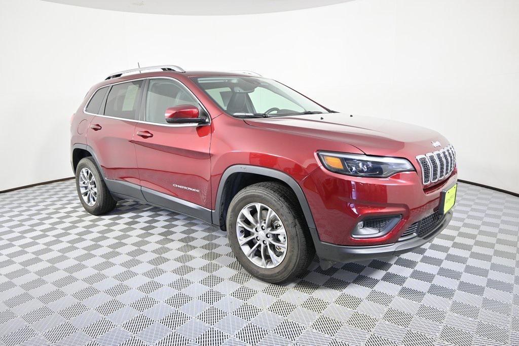 used 2021 Jeep Cherokee car, priced at $21,799