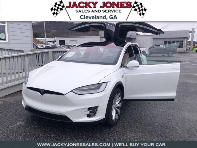 used 2020 Tesla Model X car, priced at $53,855