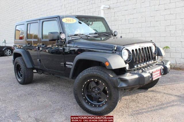 used 2015 Jeep Wrangler Unlimited car, priced at $16,999