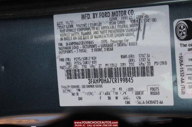 used 2012 Ford Fusion car, priced at $4,799