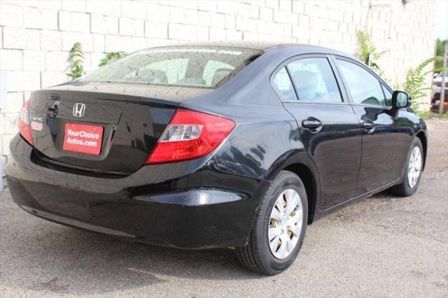 used 2012 Honda Civic car, priced at $5,999