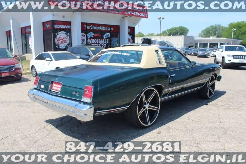 used 1977 Chevrolet Monte Carlo car, priced at $18,499