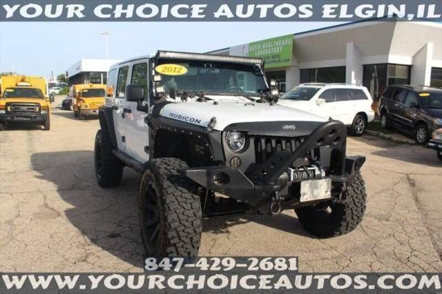 used 2012 Jeep Wrangler Unlimited car, priced at $14,999