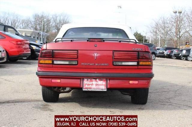 used 1989 Pontiac Sunbird car, priced at $11,999