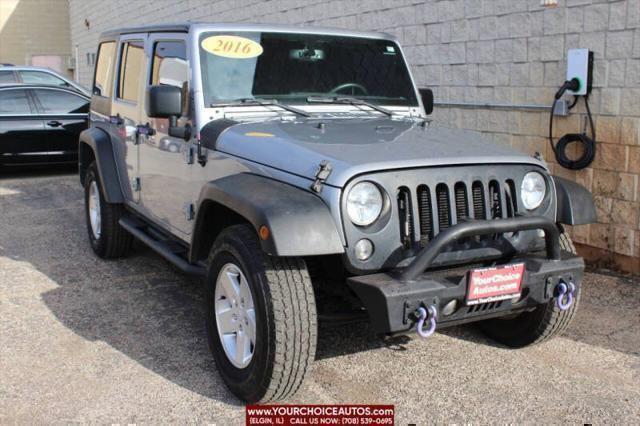 used 2016 Jeep Wrangler Unlimited car, priced at $14,499