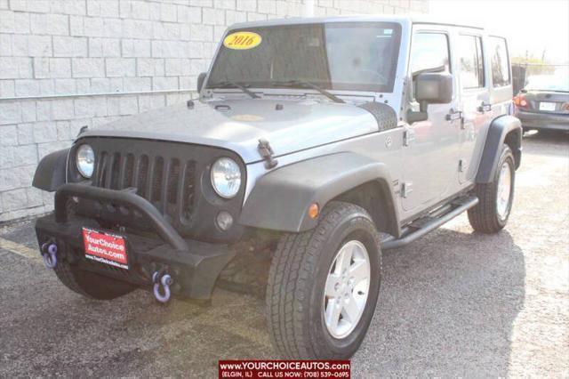 used 2016 Jeep Wrangler Unlimited car, priced at $15,999