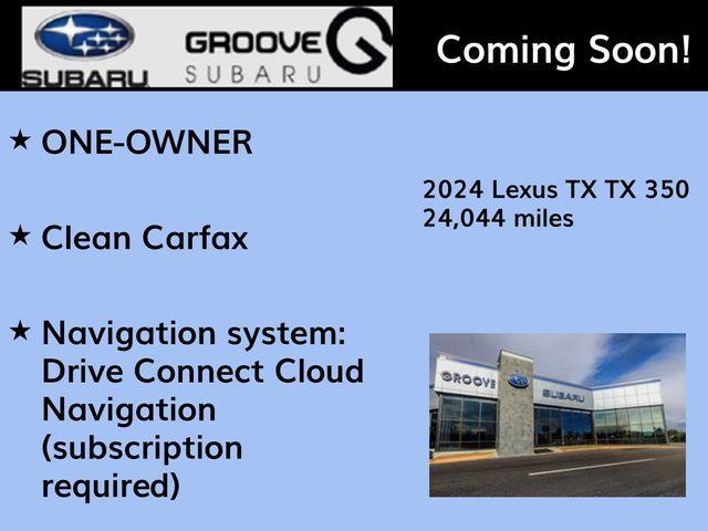 used 2024 Lexus TX 350 car, priced at $56,999