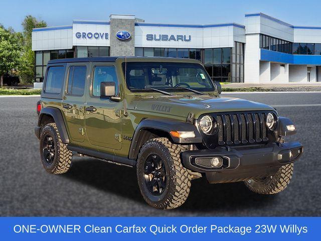 used 2021 Jeep Wrangler Unlimited car, priced at $25,203