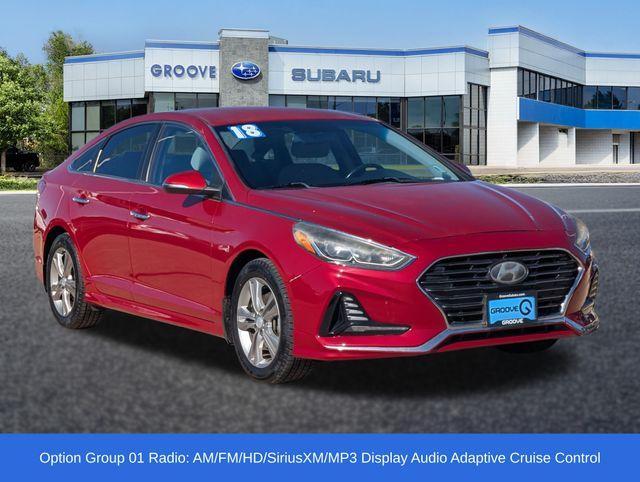 used 2018 Hyundai Sonata car, priced at $14,300