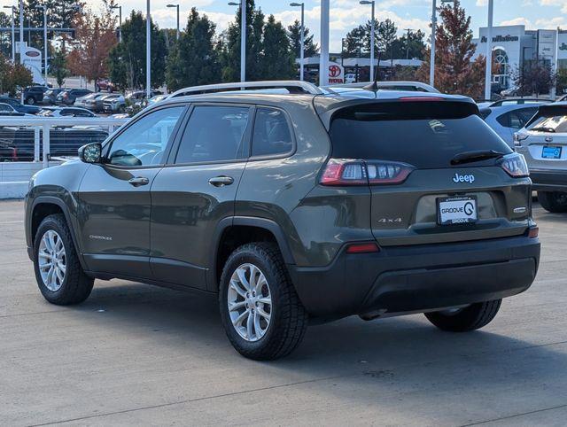 used 2021 Jeep Cherokee car, priced at $18,301