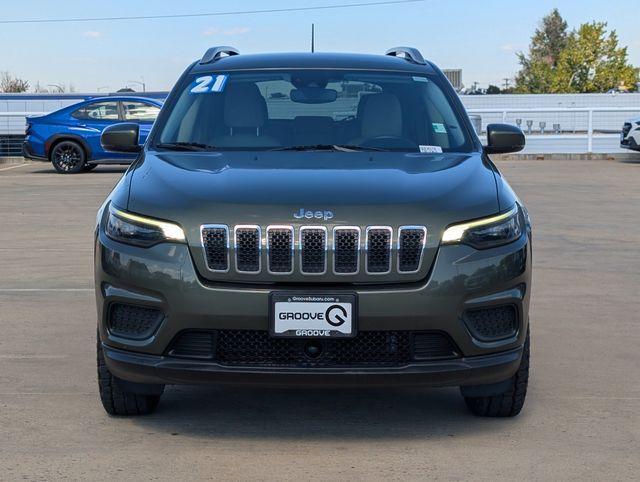 used 2021 Jeep Cherokee car, priced at $18,301