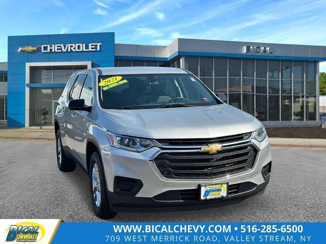 used 2021 Chevrolet Traverse car, priced at $25,432