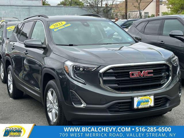 used 2021 GMC Terrain car, priced at $22,599