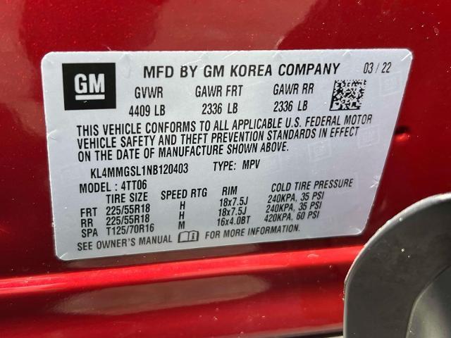 used 2022 Buick Encore GX car, priced at $22,500