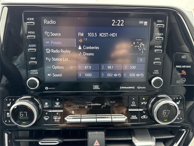 used 2021 Toyota Highlander car, priced at $32,595