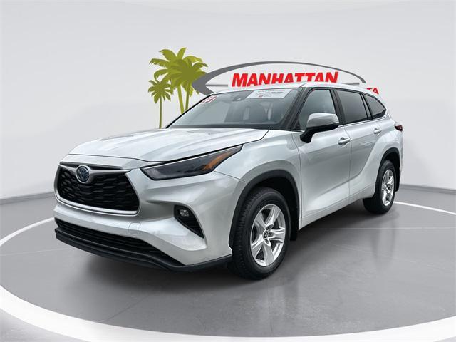 used 2023 Toyota Highlander Hybrid car, priced at $35,168