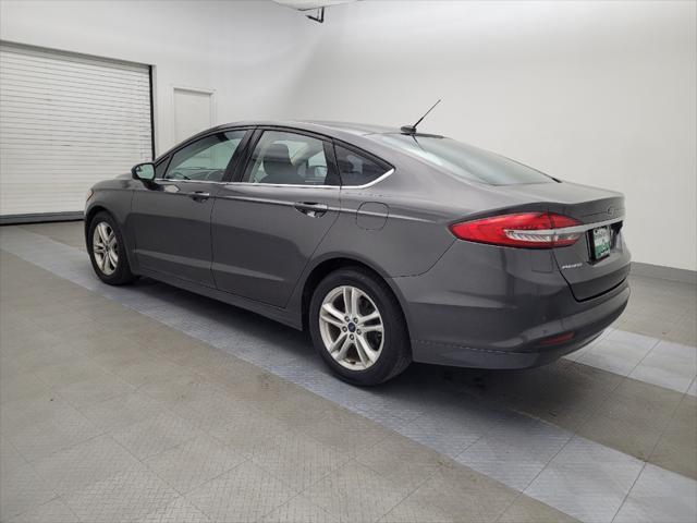 used 2018 Ford Fusion car, priced at $14,595