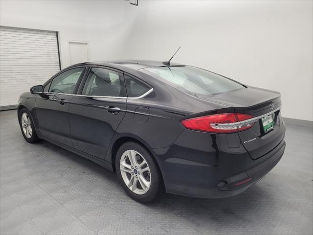 used 2018 Ford Fusion car, priced at $16,895