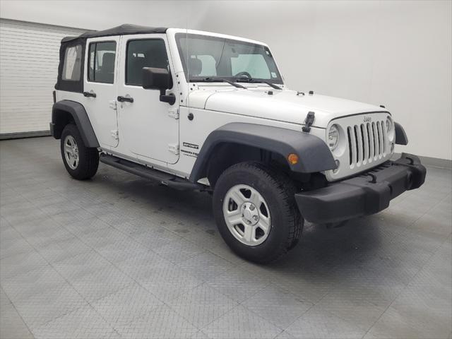 used 2018 Jeep Wrangler JK Unlimited car, priced at $23,595