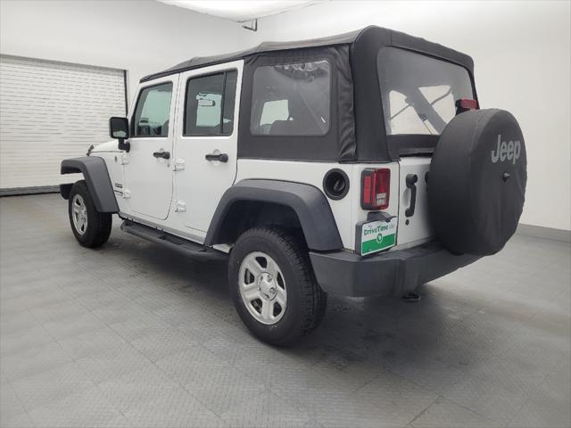 used 2018 Jeep Wrangler JK Unlimited car, priced at $23,595