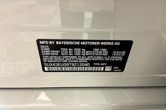 new 2026 BMW X5 car, priced at $90,825