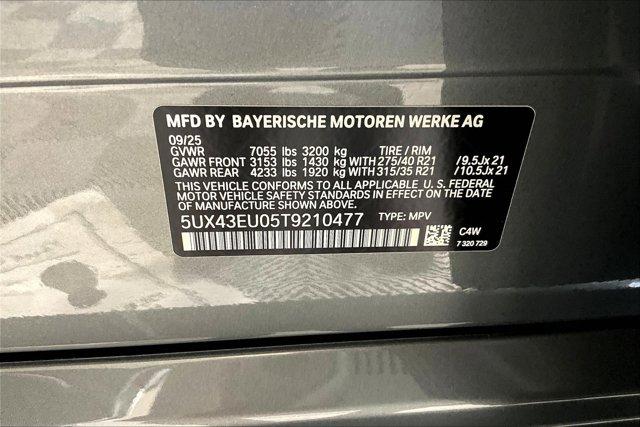 new 2026 BMW X5 car, priced at $84,625