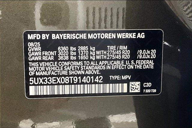 new 2026 BMW X6 car, priced at $86,975