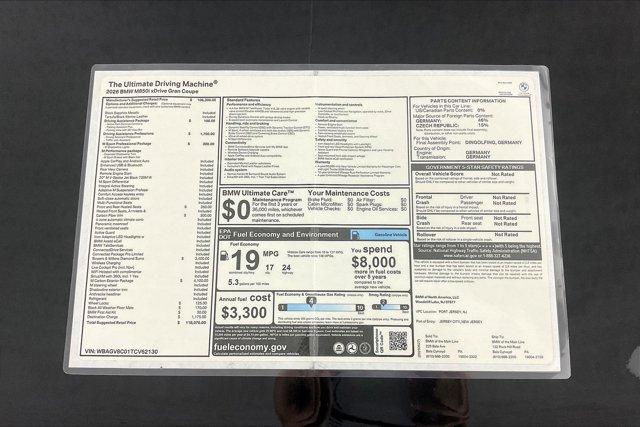 new 2026 BMW M850 Gran Coupe car, priced at $118,070