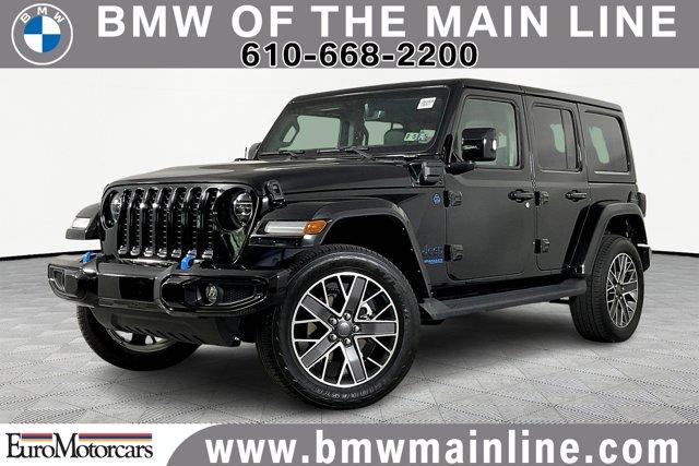 used 2022 Jeep Wrangler Unlimited 4xe car, priced at $36,670
