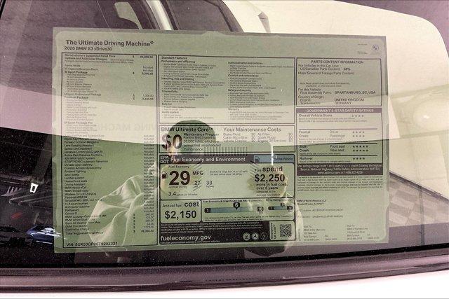 new 2026 BMW X3 car, priced at $59,390