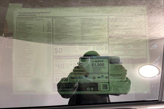 new 2026 BMW X5 car, priced at $90,675