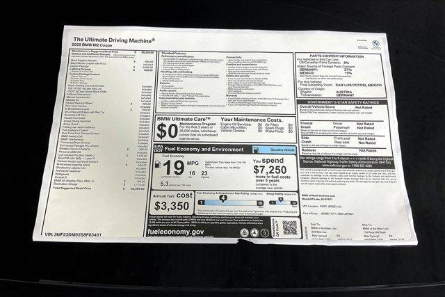 new 2025 BMW M2 car, priced at $83,020