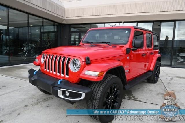 used 2022 Jeep Wrangler Unlimited 4xe car, priced at $34,995