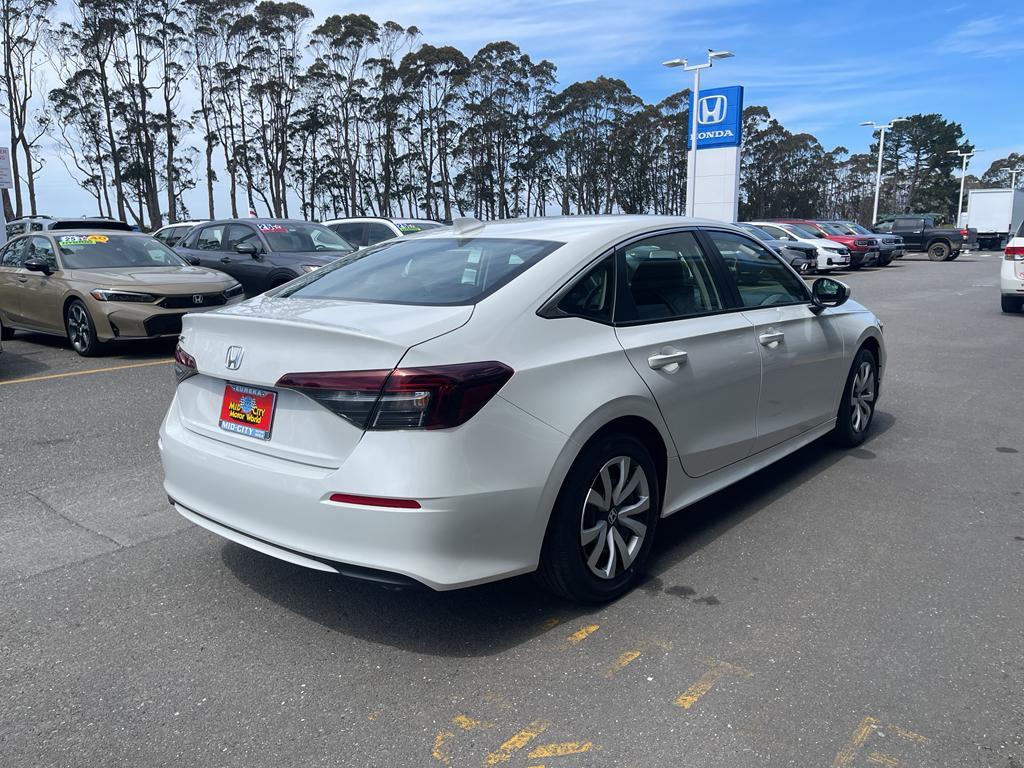 new 2025 Honda Civic car, priced at $25,855