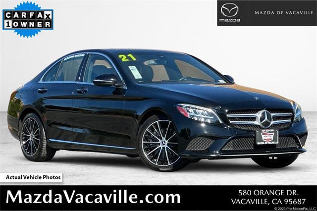 used 2021 Mercedes-Benz C-Class car, priced at $23,993