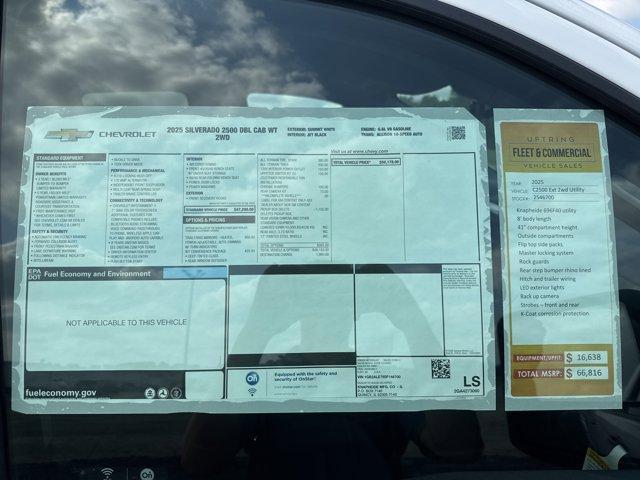 new 2025 Chevrolet Silverado 2500 car, priced at $62,470