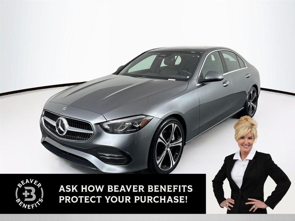 used 2022 Mercedes-Benz C-Class car, priced at $34,800