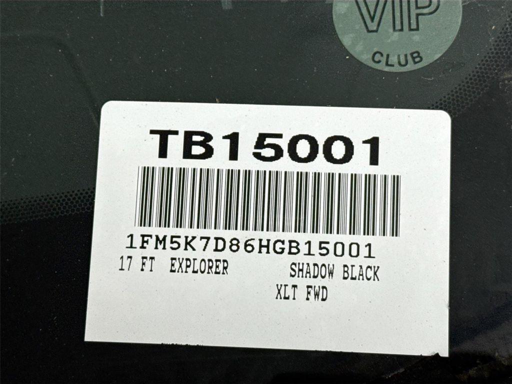 used 2017 Ford Explorer car, priced at $15,000