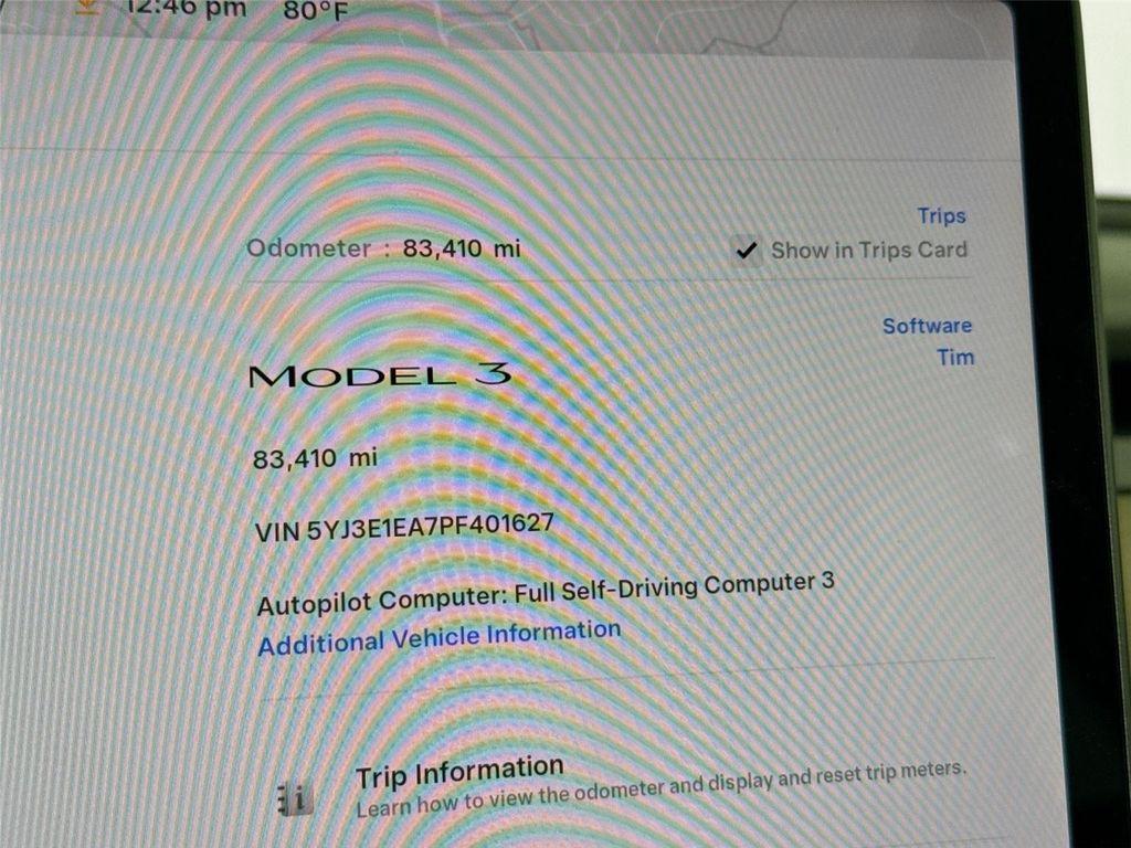 used 2023 Tesla Model 3 car, priced at $22,000