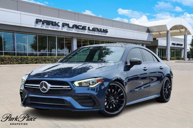 used 2021 Mercedes-Benz AMG CLA 35 car, priced at $28,975