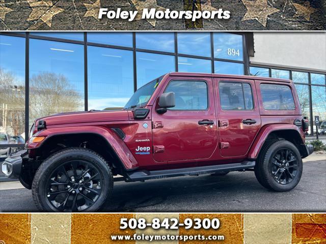 used 2021 Jeep Wrangler Unlimited 4xe car, priced at $39,995