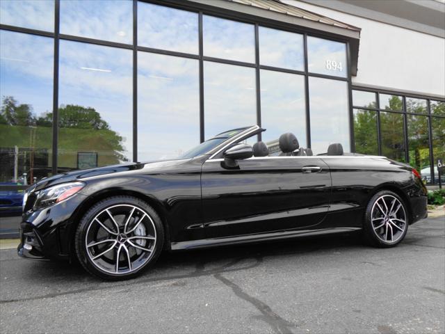 used 2021 Mercedes-Benz AMG C 43 car, priced at $49,895