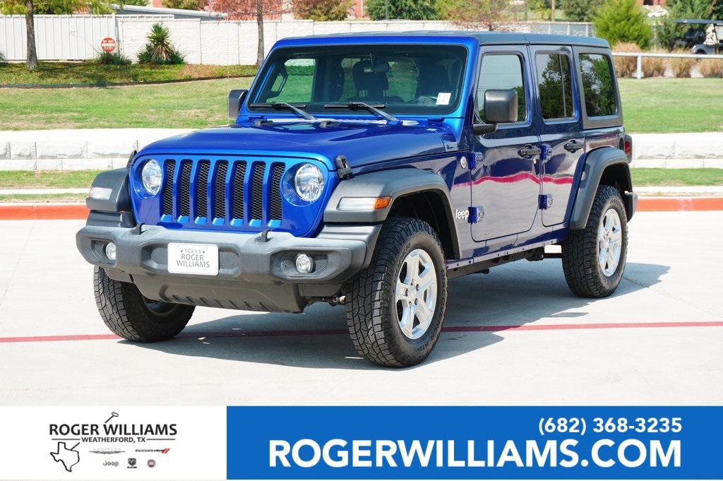 used 2020 Jeep Wrangler Unlimited car, priced at $19,999