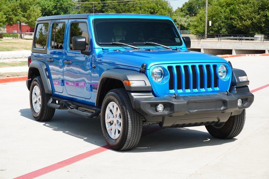 used 2023 Jeep Wrangler car, priced at $36,488