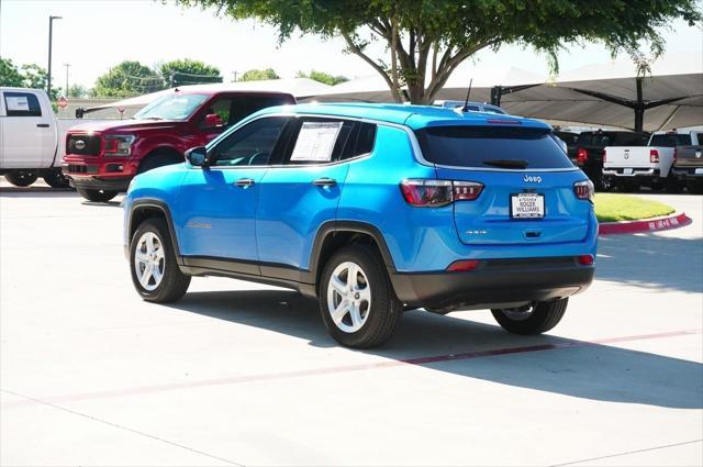 used 2023 Jeep Compass car, priced at $18,999