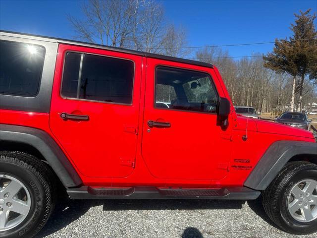 used 2016 Jeep Wrangler Unlimited car, priced at $14,999